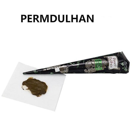 Naturlig Klar-til-brug Henna Pasta Hårfarve Hårkegle Rødbrun