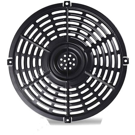 Airfryer-erstatningsdeler, oppgradert rund grillcrisper-plate, non-stick belegg for airfryer-tilbehør