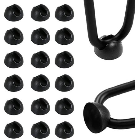 20 st Stolsbensskydd, Hårnålsbensskydd för bord, Silikonstolsdynor, Lämpliga för matbord och soffbordsben