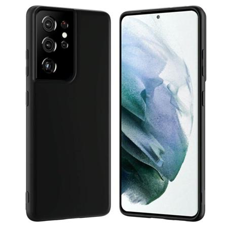 Samsung Galaxy S21 Ultra 5g - Silicon Tpu Mjuk Skal - Svart Svart