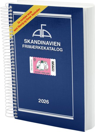 AFA - Skandinavien 2026 - Spiralryg - Frimærkekatalog