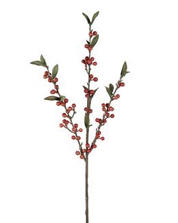 Kunstig plante Bærkvist 60 cm 1-pak Orange