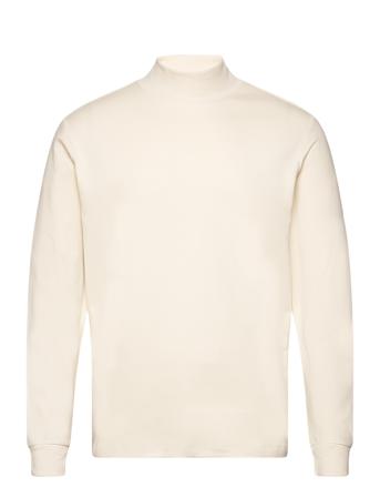 Perkins Neck Long-Sleeved T-Shirt Mango Cream
