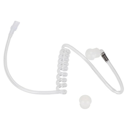 Klassisk utseende øretelefon luft rør elektrisk stråling skjerm hodetelefon kabel