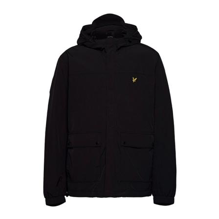 Lyle & Scott Hooded Pocket Jacket , Zwart , Heren , Maat: M