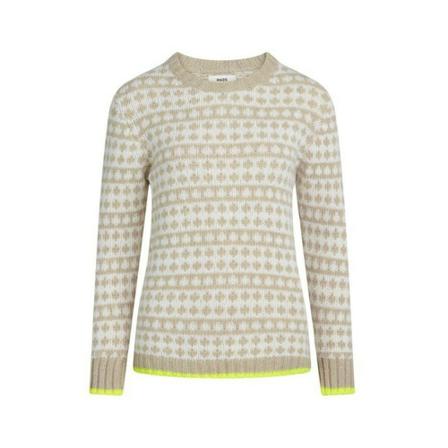 Mads Nørgaard, Round-neck Knitwear Beige, Dames, Maat:L