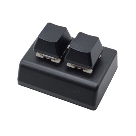 Anpassat minitangentbord 2 tangenter Makroknapp Macropad Programmering RGB Typ-C-tangentbord