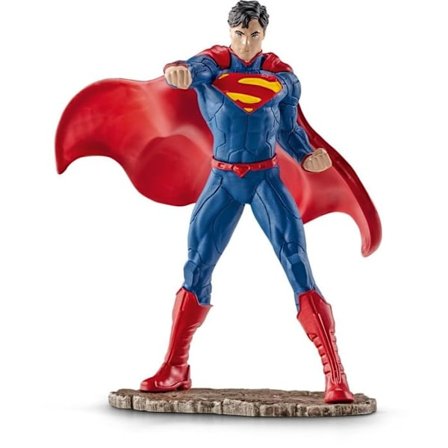 Superman Fighting Figure - SCHLEICH - Justice League-licens - För barn från 3 år och uppåt