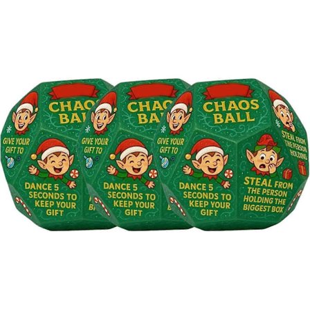 Hylende morsom udvekslingsspilterning, Santa Swap gaveudvekslingsterning, 12 forskellige sider, kreative julegaveudvekslingsspilterninger 8 x 8 cm (