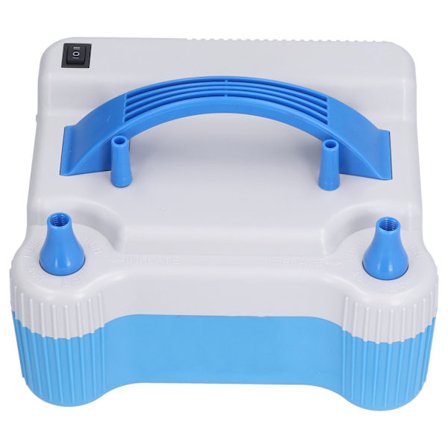 Ergonomisk dobbelt dyse ballonpumpe skridsikker stabil holdbar sikker nem 220 240V EU-stik