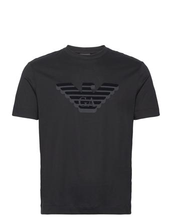 T-Shirt T-shirts Short-sleeved Svart Emporio Armani*Betinget Tilbud