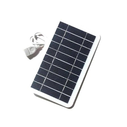 5V Högeffekts USB Solpanel Utomhus Vattentät Vandring Camping Portabla Celler Batteri Solcellsladdare[D]