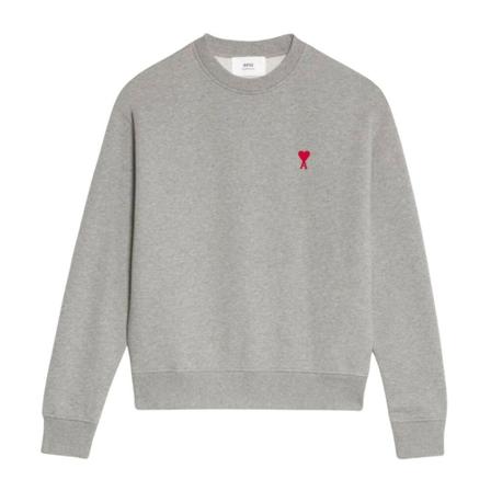 Ami Paris, Sweatshirts Szary, Mężczyzna, Rozmiar: XL