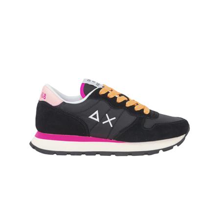 Sun68, Sneakers Zwart, Dames, Maat:36 EU,leer