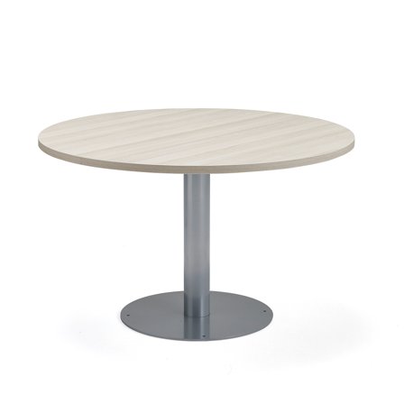 Kantinentisch GATHER, Ø 900x720 mm, silber, Esche