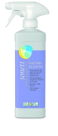 Sonett Glas- og Overfladerens, Tøj & Bolig, Husholdning, Rengøring