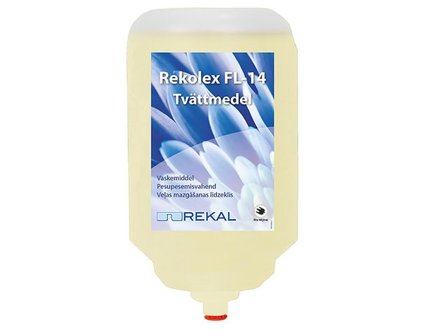 REKAL Tvättmedel Rekolex FL-14 3,75L - Lyreco - Städ och hygien - Tvättmedel och klädvård - Tvättmedel