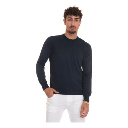 Gran Sasso, Round-neck pullover Niebieski, Mężczyzna, Rozmiar: 3XL