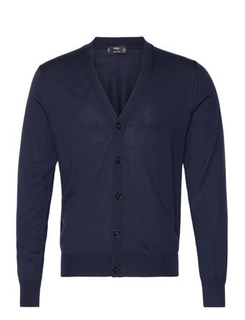 Willyc Stickad Tröja Cardigan Navy Mango