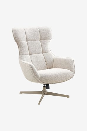 House Nordic - Lounge-tuoli Turin - Valkoinen - Nojatuolit - - Homeroom