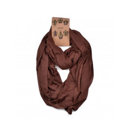 Halsduk Rund Ljusbrun