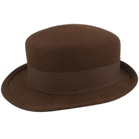 Mayser - Brun bowler Hatt - Dorle Wool Soft Chestnut Bowler @ Hatstore