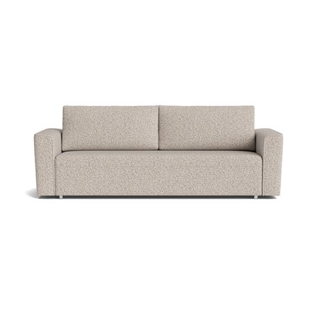 Izola 3 personers sovesofa, opbevaring - Puente Lys Greige - 242x97x88 - Sofa, sovesofa