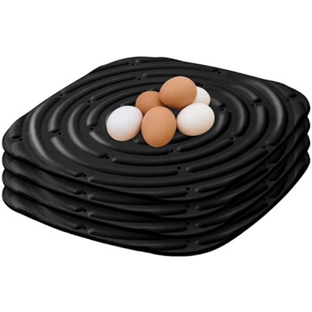 Kyllingehus Redemåtter - Sorte Redemåtter - Transportable Kyllinge Drop Bokse, Æg Redemåtter