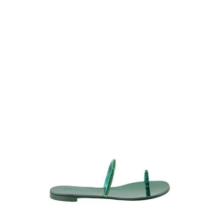 Giuseppe Zanotti - Flip-flops - Grön - Dam - Storlek: 37 1/2 Eu, Dam, Storlek: 37 1/2 EU