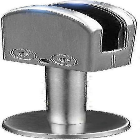 304 Ruostumattomasta teräksestä valmistettu U-kiinnike kehyksettömille lasipaneeleille