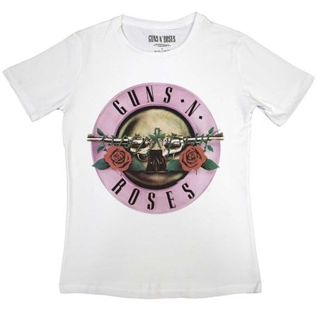 Guns N Roses Dam/Dam Classic Logo T-Shirt XL Vit
