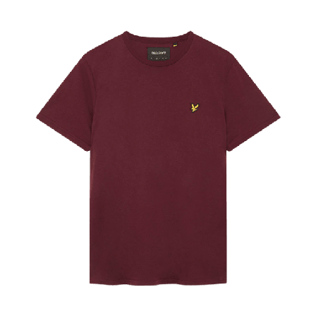 Lyle & Scott Plain T-shirt T-shirts Herr Röd XXL