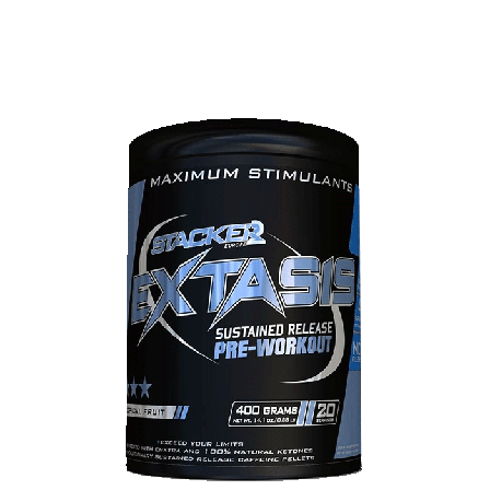 Komplett PWO STACKER2 Europe Extasis Pre Workout 20 portioner, Tropical Fruit - Bodyman.dk