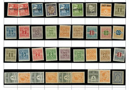Danmark - Samling på 1 side - Ubrugt