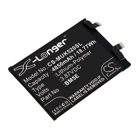 Batteri for SmartPhone, Mobil for Xiaomi Redmi K50 Pro, 22021211RC, 22011211C
