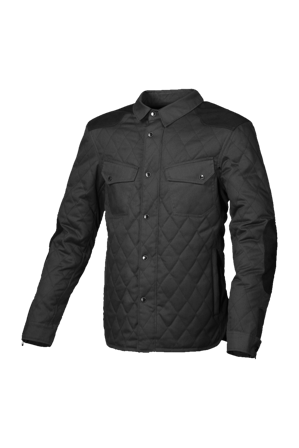 Macna Inland Quilted Motorcycle Jacket Black M