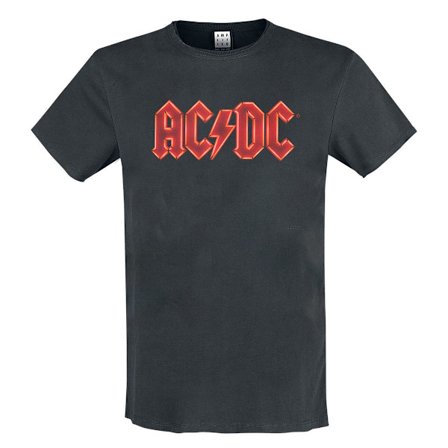 Amplified Unisex Vuxen I Power Up AC/DC Logotyp T-shirt S Kol