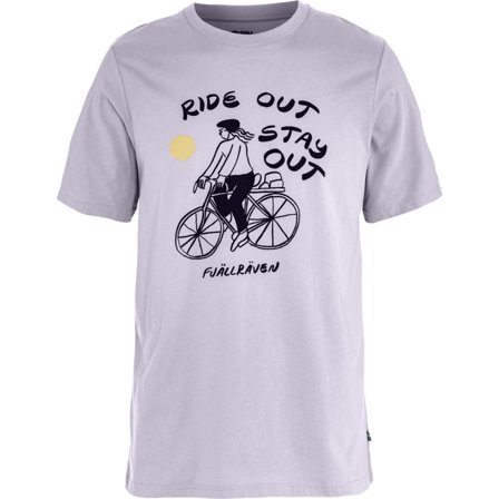 Fjällräven Hoja Iväg T-Paita S - Miehet - Lavender Mist - T-paidat ja topit