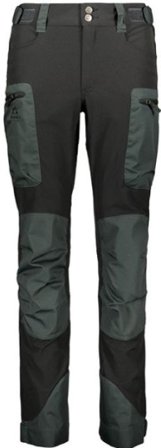 Alaska Trekking Lite naisten housut, musta/tummanharmaa