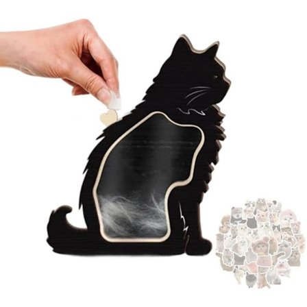 Minneboks for kjæledyrhår, minneboks for oppbevaring av kjæledyrhår, trehåndverksornamenter