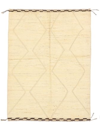 Small Berber Style Rug 157X203 Wool