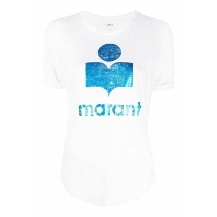 Isabel Marant Étoile, T-shirt Biały, Kobieta, Rozmiar: M