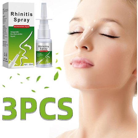 3 stk Rhynil Dobbel Styrke Anti Snorking Spray 20ml