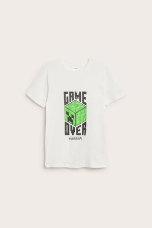 Kappahl | T-skjorte Minecraft Offwhite 170 | Offwhite