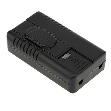 Fotdimmerbrytare Full Range Inline Slide Control Switch för golvlampa LED-lampa Glödlampa 100V-120V EU-kontakt Svart SZRH A-M