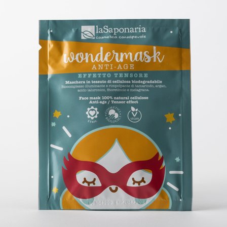 LA SAPONARIA Wondermask - Maschera in tessuto anti-age 10ml - Maschera Anti-età viso