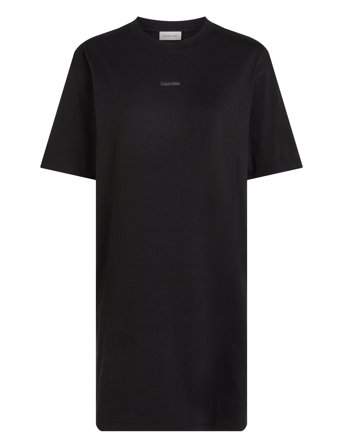Placed Inst Tee Dress Black Calvin Klein Jeans