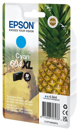 Epson 604XL - cyan - original - blekkpatron