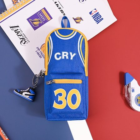 Sportsstjerne penal, stor kapasitet student skrivesaker bag, marineblå #30