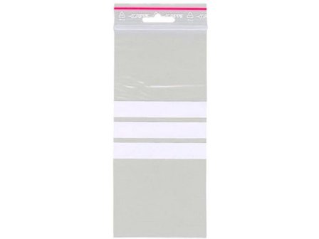 GRIPPIE Blixtlåspåse med skrivfält 100x150mm 1000/fp - Lyreco - Emballage och lagerutrustning - Blixtlåspåsar - Med skrivfält